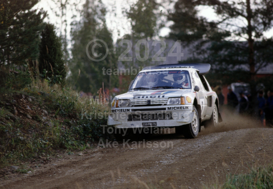 1000 Sjöars rally 1986